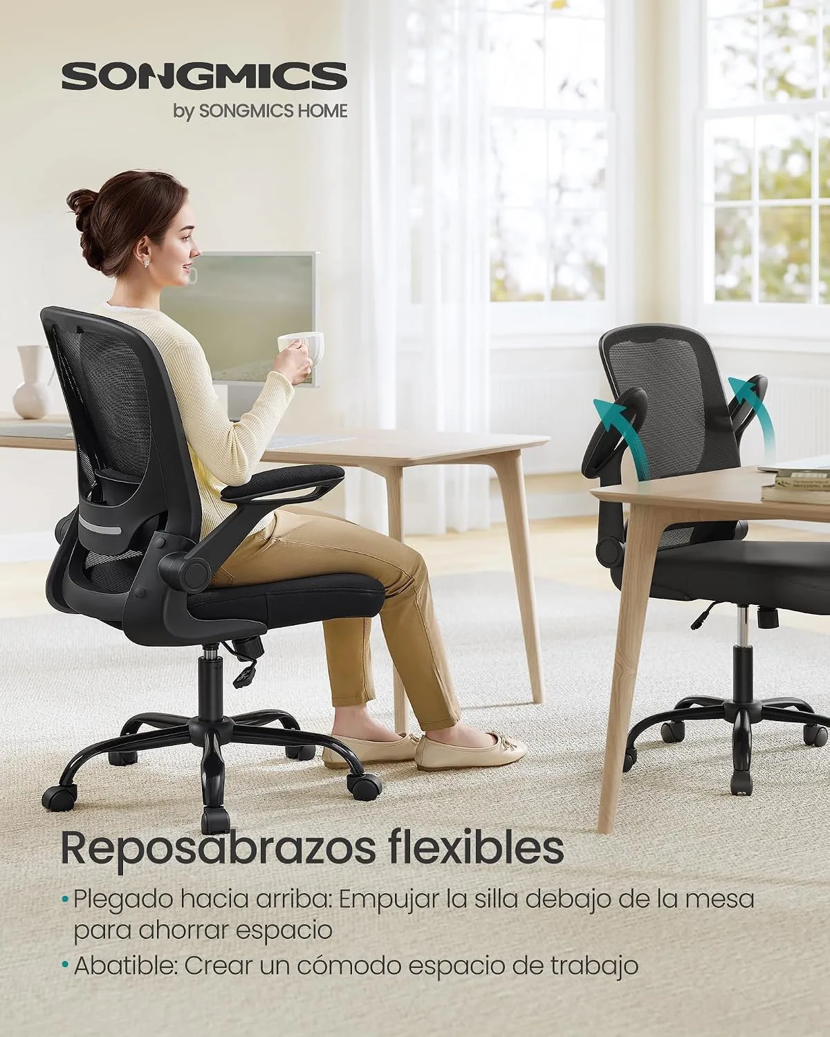 Silla de oficina SONGMICS OBN037 — vista 4