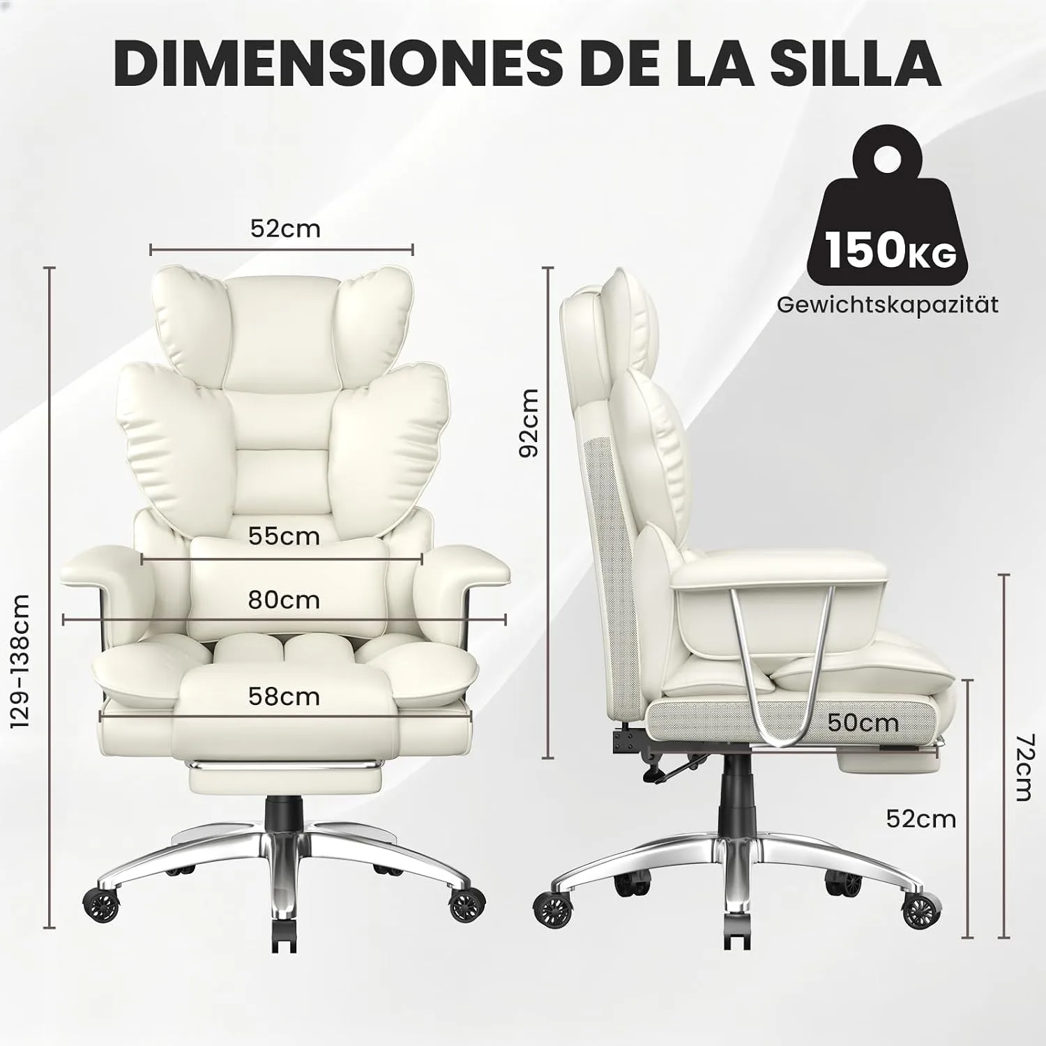 Silla de oficina rattantree Sillón Ejecutivo — vista 3