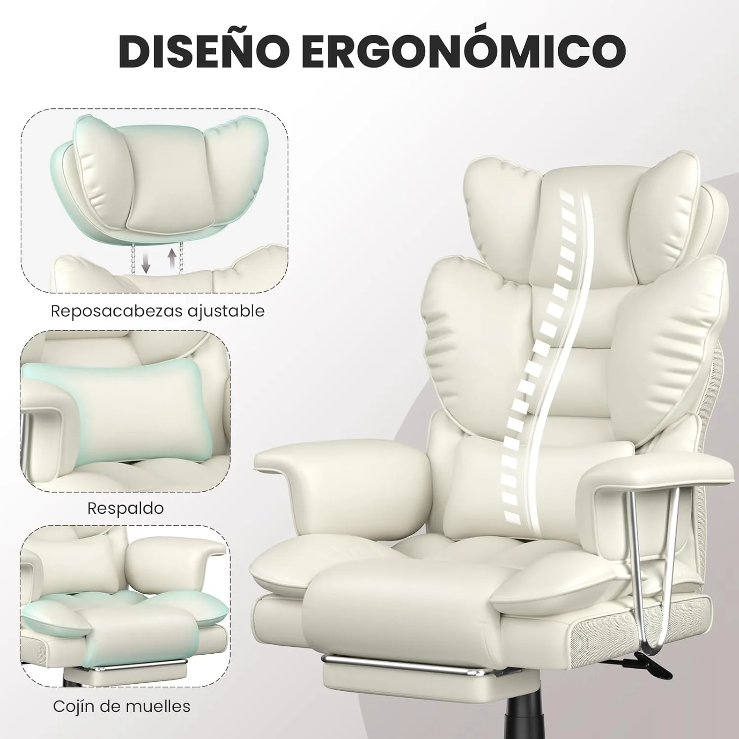 Silla de oficina rattantree Sillón Ejecutivo — vista 4